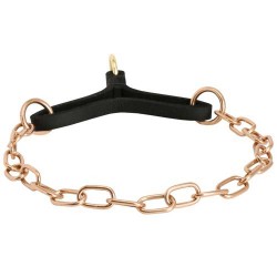 Gold Chain Collar with Links and Release